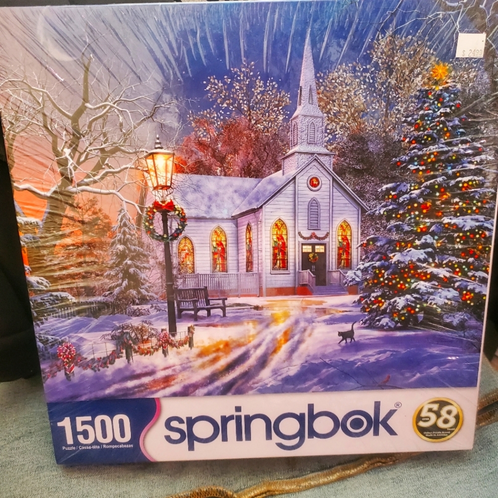 1500 pcs Christmas puzzle 29" x 36"